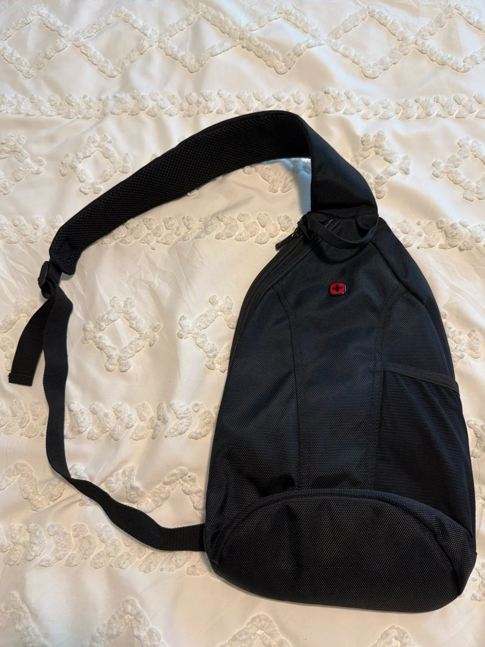 Wenger (Swiss Army) Black Sling Bag - Compact Everyday Carry